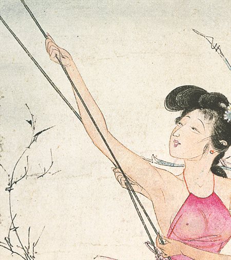 岱岳-胡也佛的仕女画和最知名的金瓶梅秘戏图